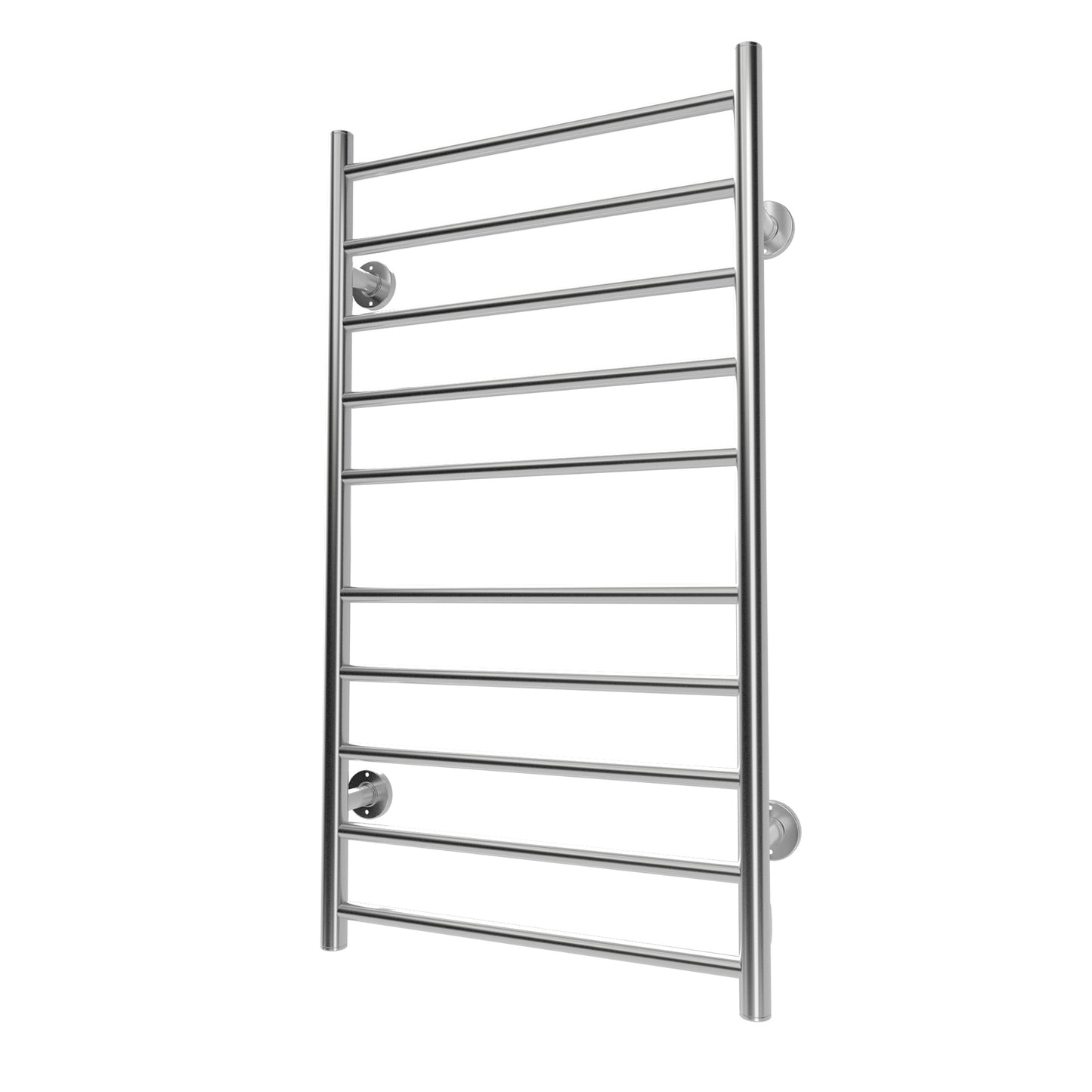 Electric Heated Towel Rack for Bathroom Wall Mounted Towel Warmer 10 Stainless Steel Bars Drying Rack